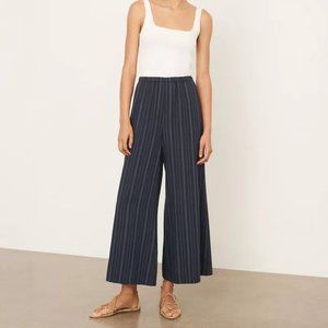 VINCE Variegated Stripe Culottes In Coastal